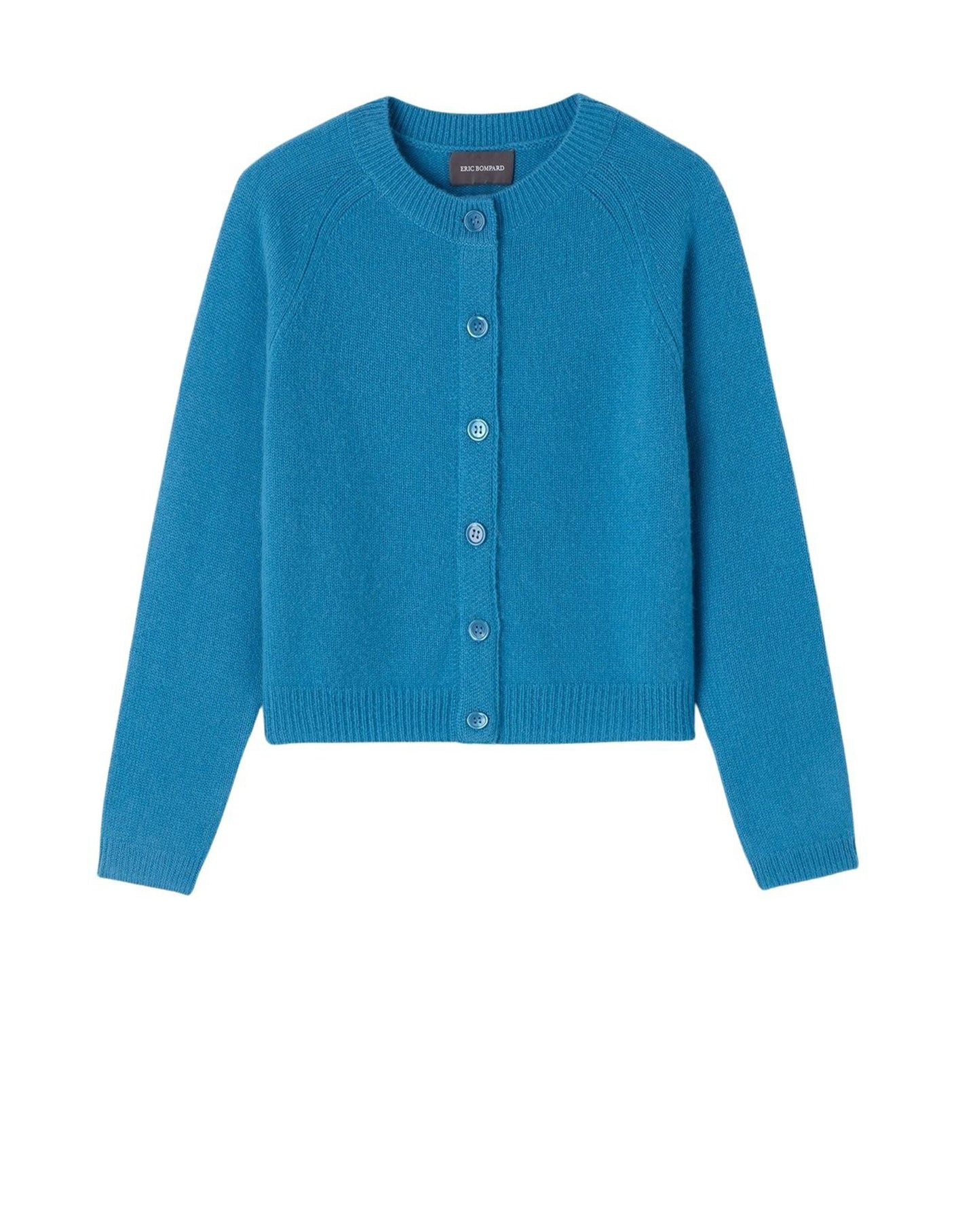 RECO130Cardigan Manches Raglan - Bleu Caldero