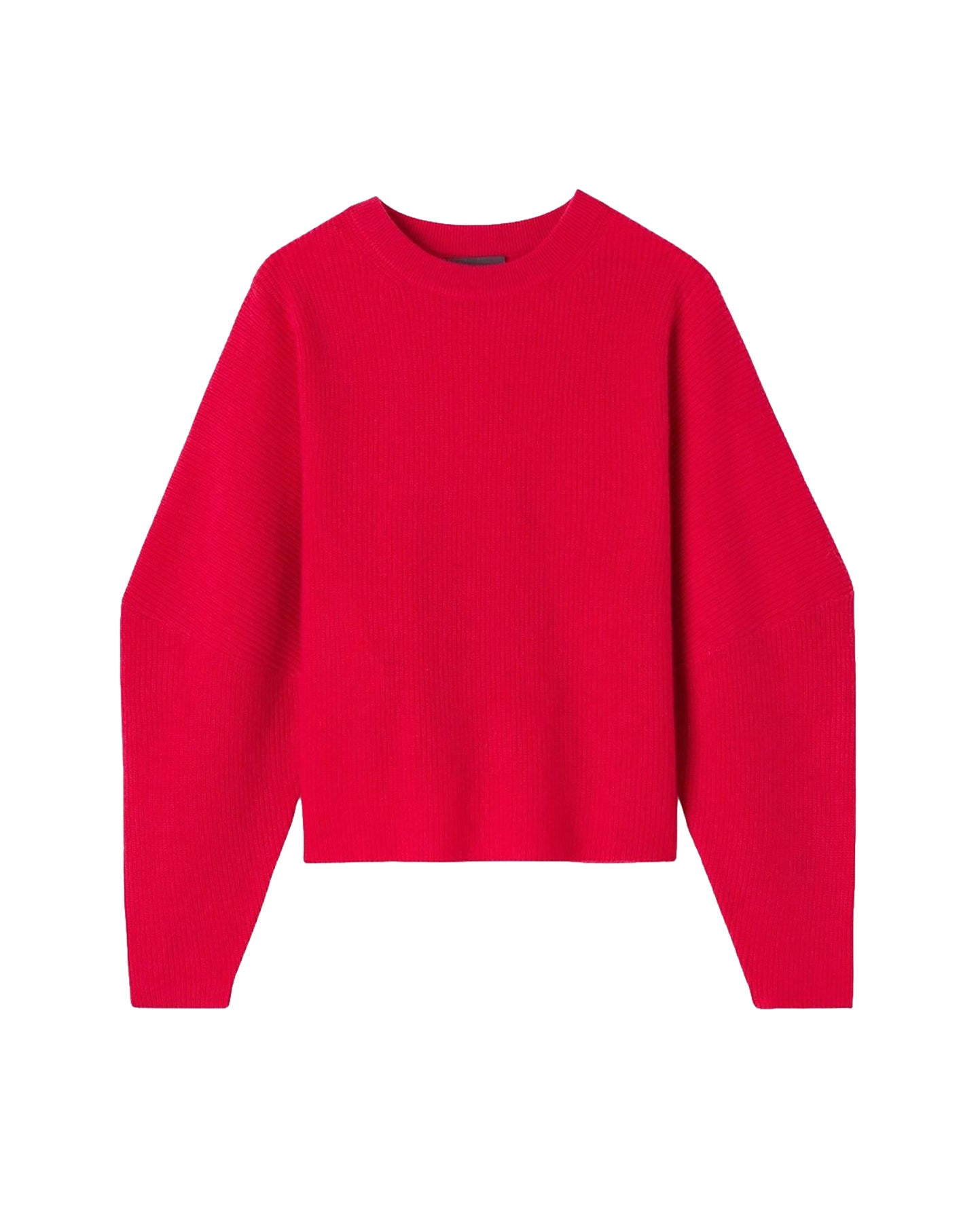Pull col rond ample à côtes en cachemire -  Candy Pop