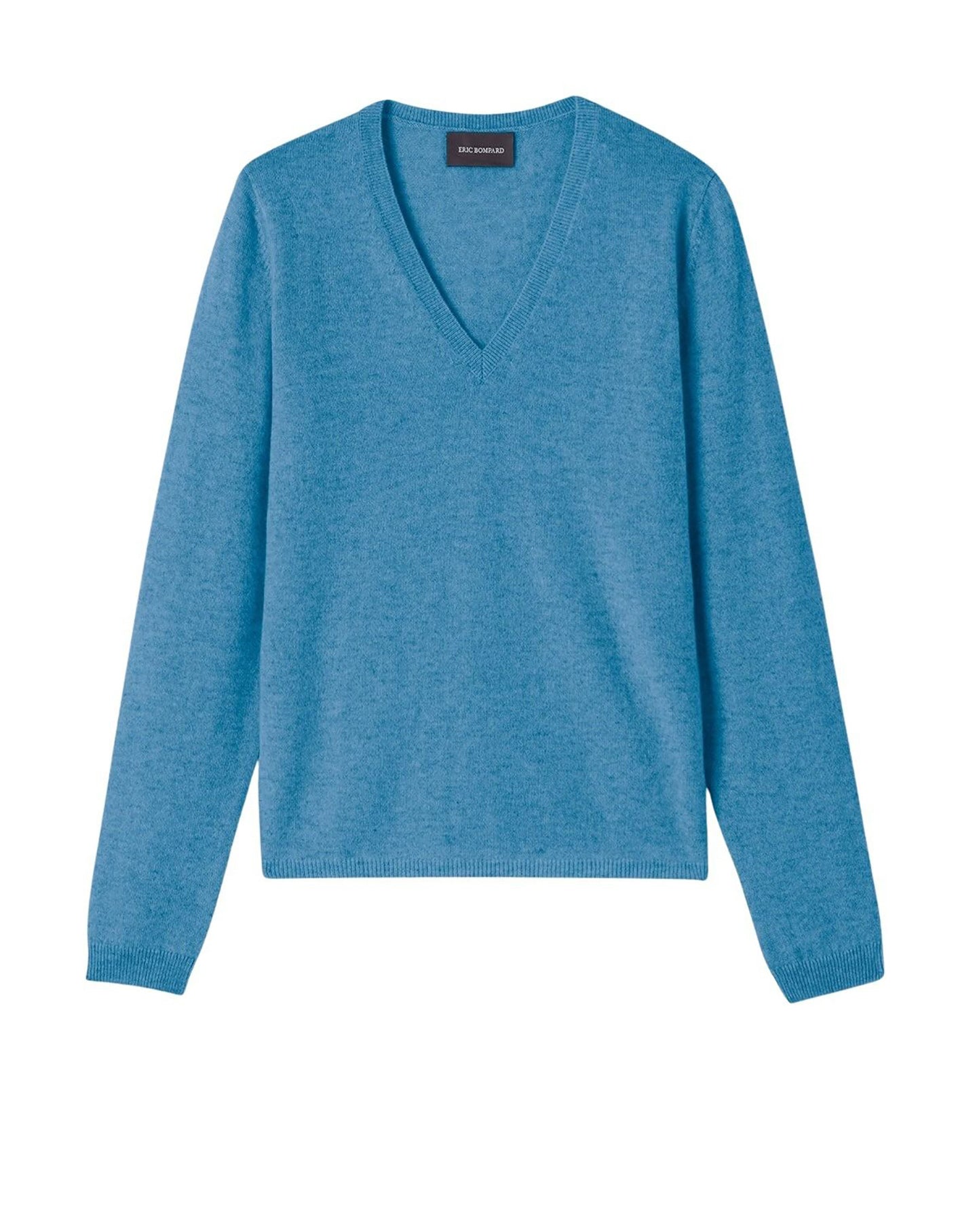 RECO90Pull V Cintré Classique - Bleu Ecosse