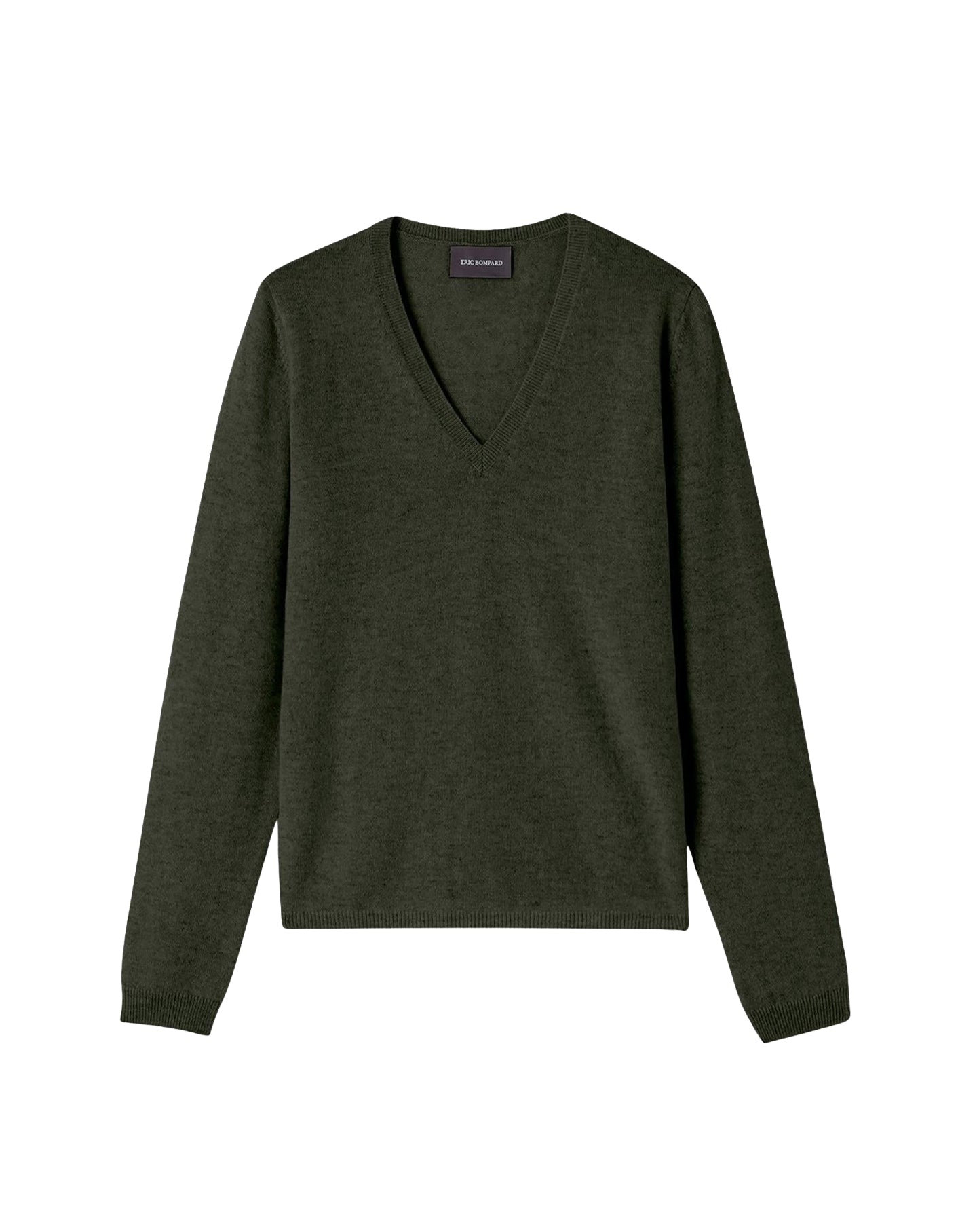Fitted V-neck cashmere jumper - Chasse