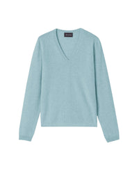 Fitted V-neck cashmere jumper - Chateau