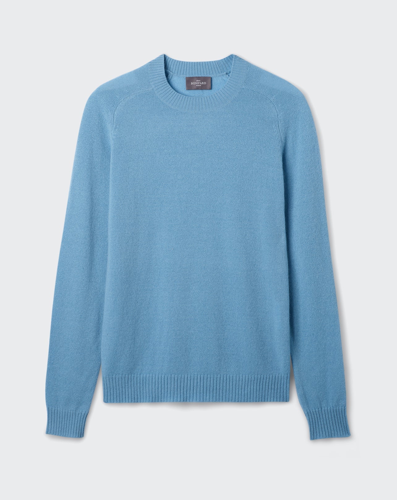 RECO125Pull Col Rond Manches Marteau - Bleu Glaz