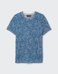 RECO90Col Rond Ultrafin Imprimé Aquarelle - Multicoloris