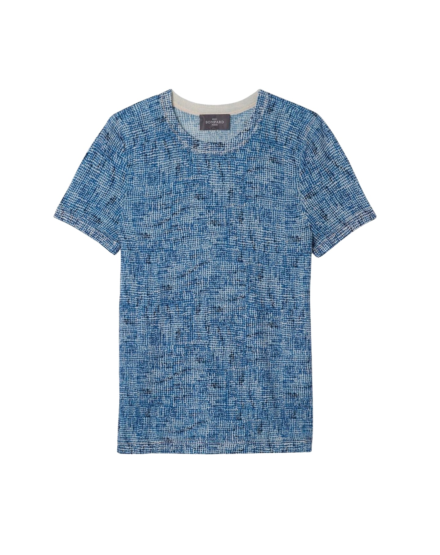 Pull col rond ultrafin à imprimé en cachemire -  Multicoloris