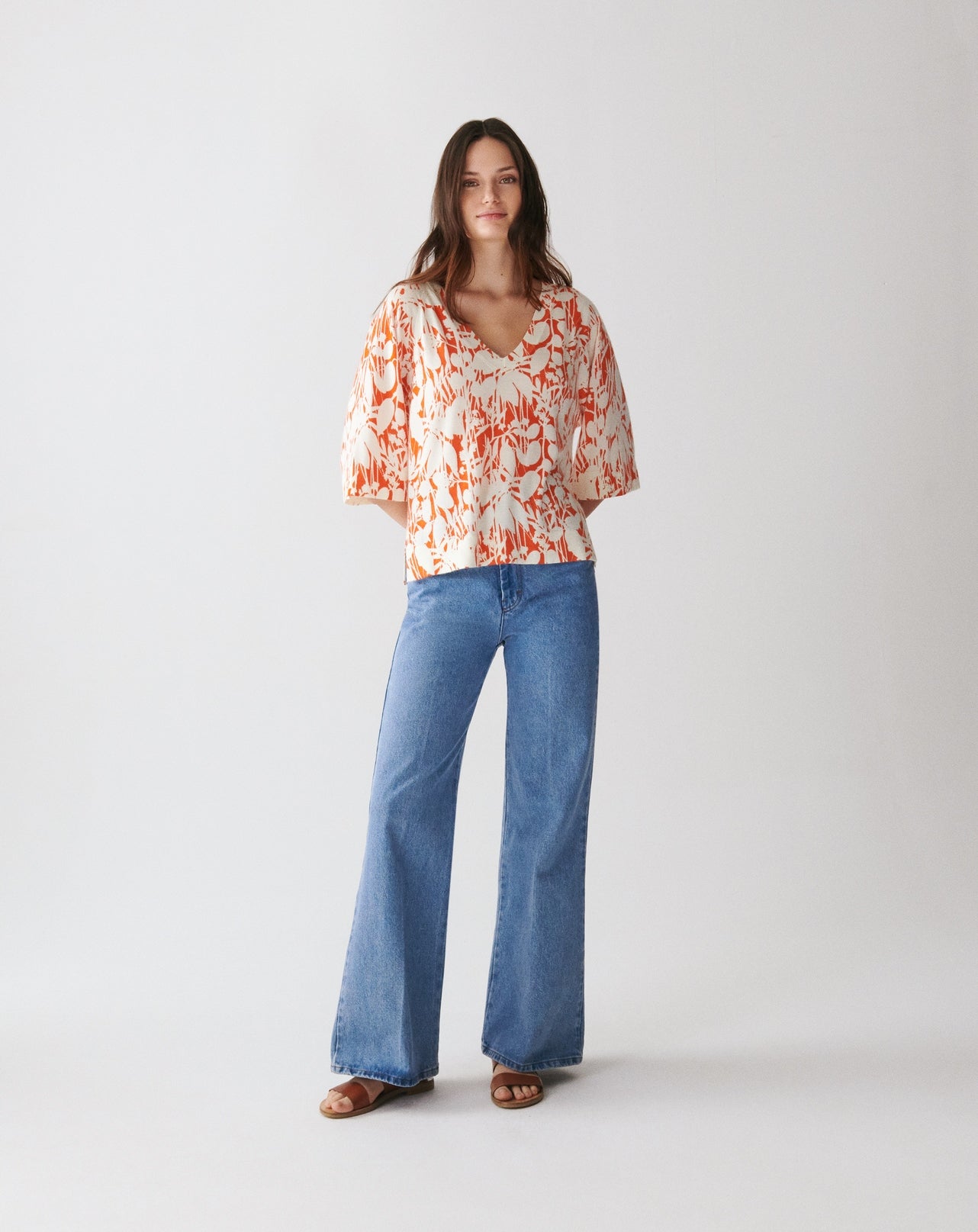 RECO125Col V Ultrafin Manches Kimono - Solaro