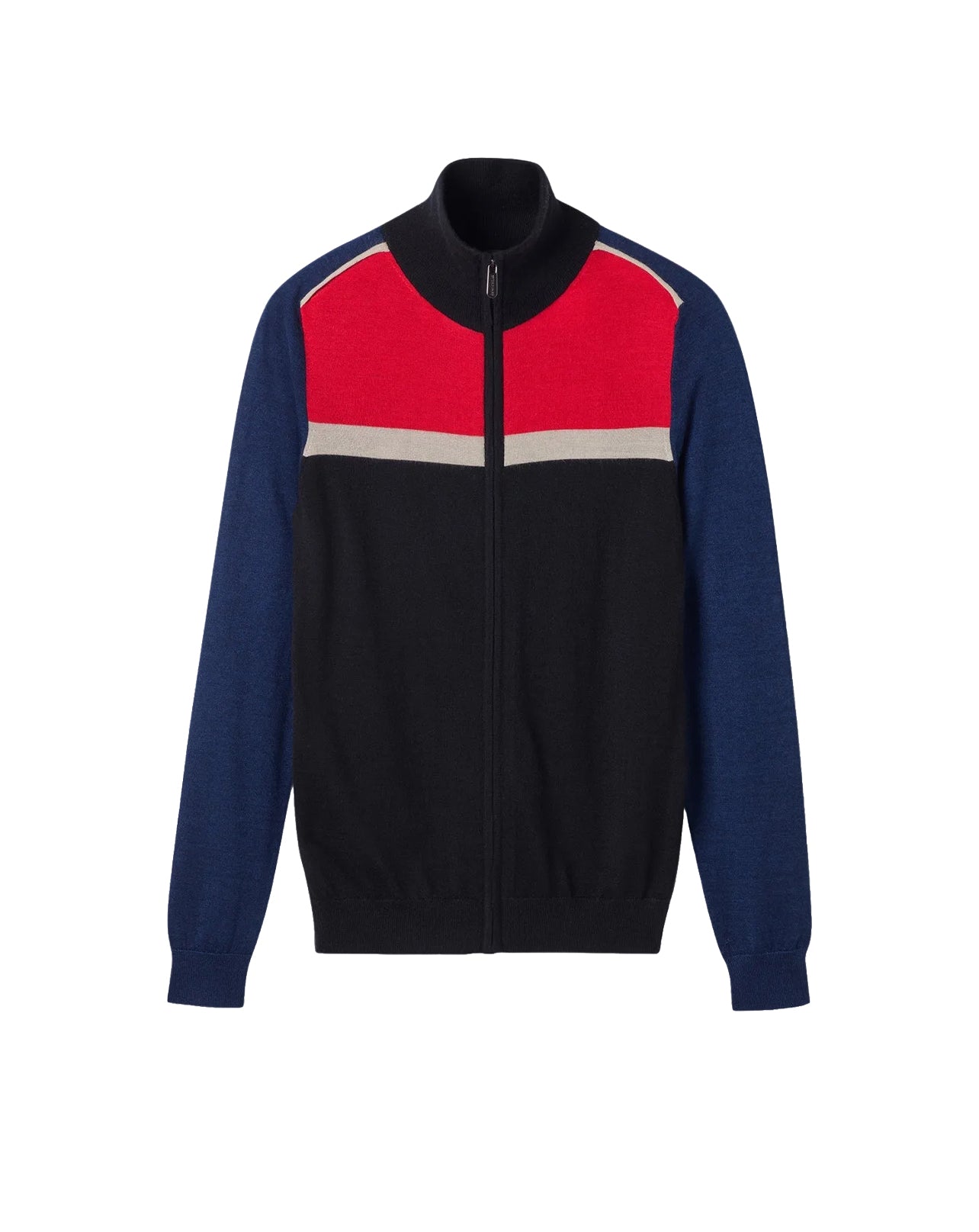 Blouson ultrafin en cachemire -  Noir, Rouge Gorge & Amiral