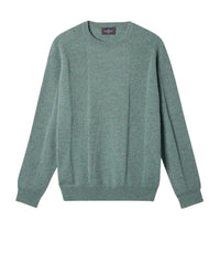 RECO160Pull Col Rond Détails En Côtes - Feuille