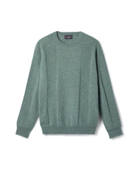 RECO160Pull Col Rond Détails En Côtes - Feuille