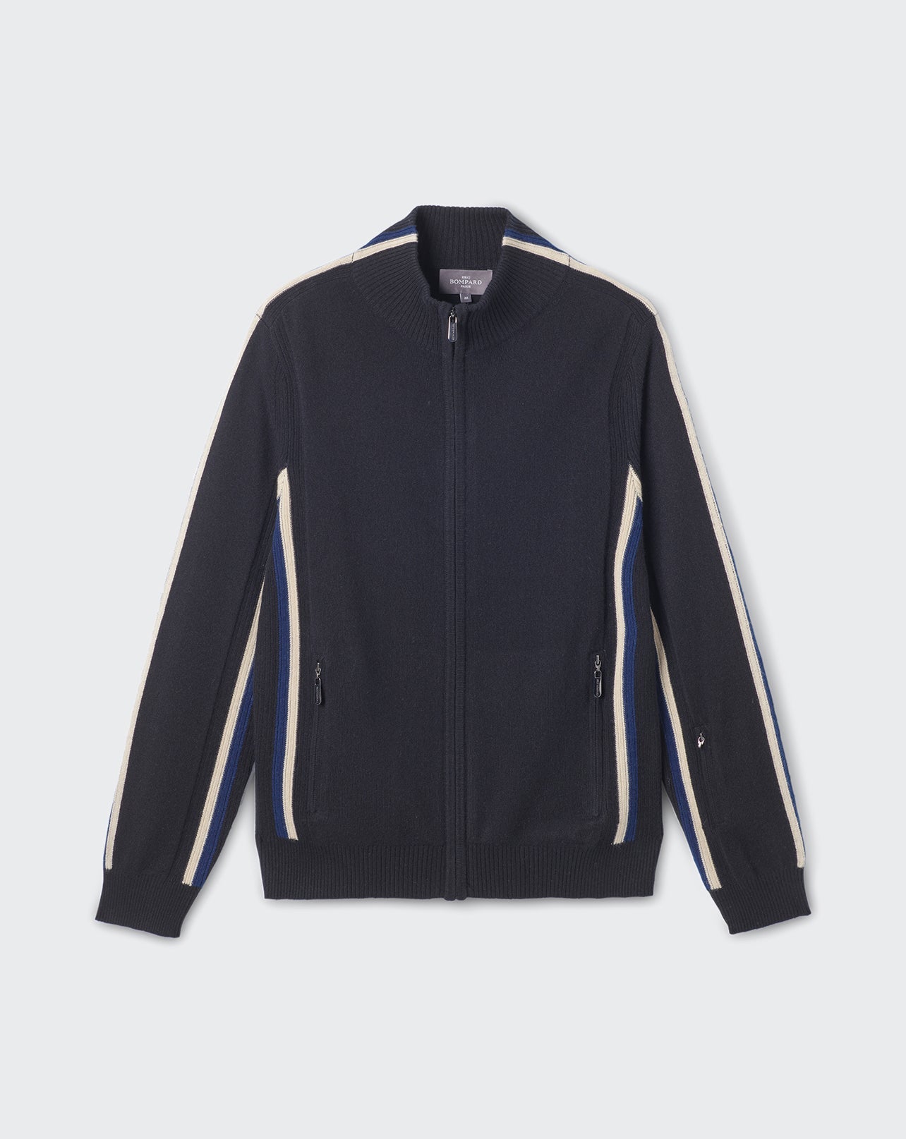 RECO210Blouson Rayures Et Côtes - Noir/Antique/Amiral
