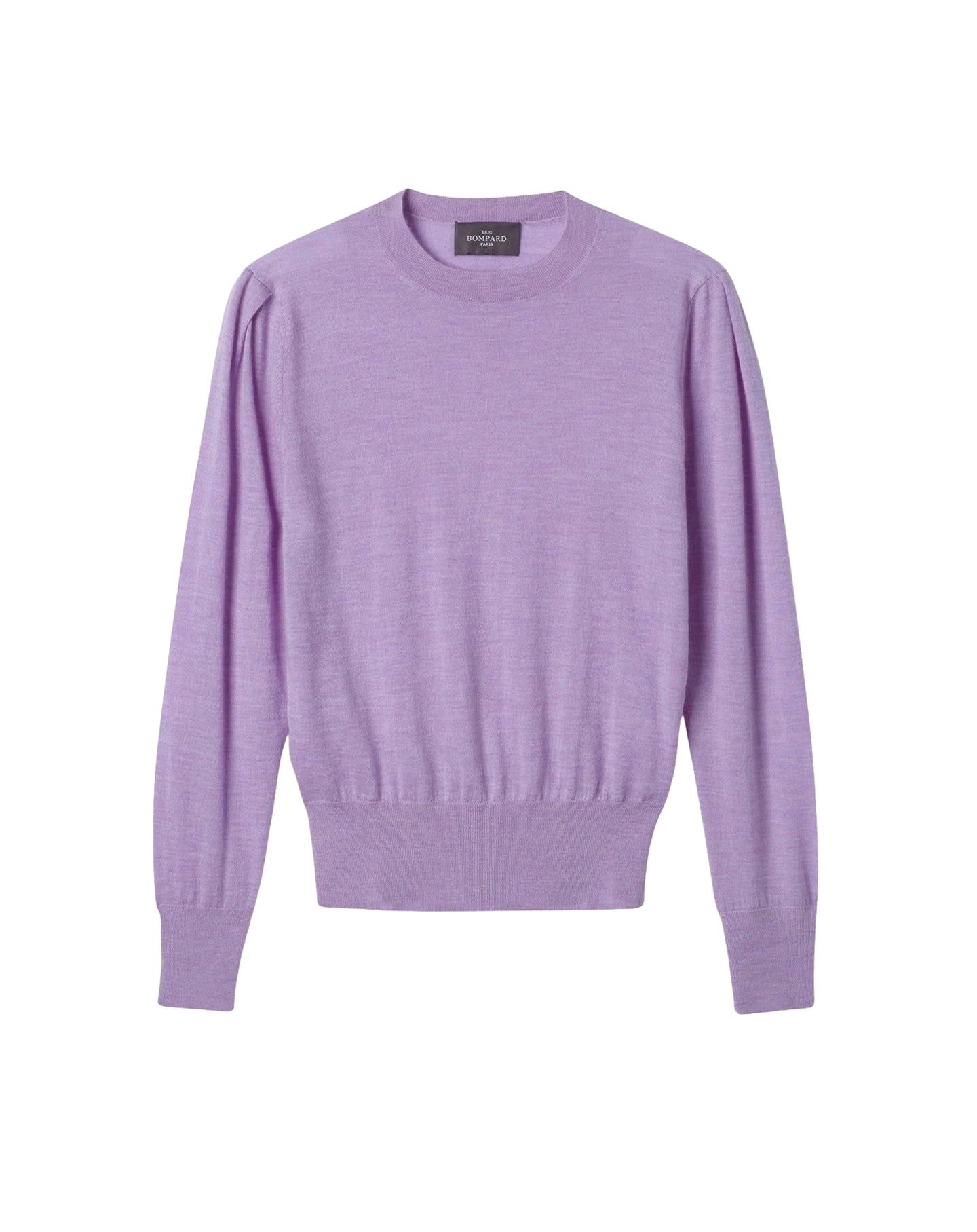 Pull col rond ultrafin détail épaule en cachemire -  Lilibeth