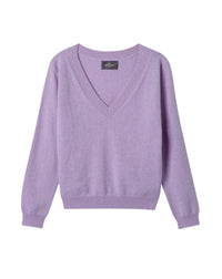 Short V-neck cashmere jumper - Lilibeth