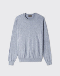 RECO155Pull Col Rond - Bleu Montagne