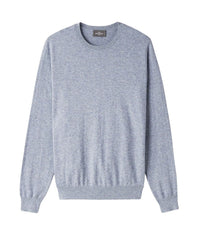 RECO155Pull Col Rond - Bleu Montagne