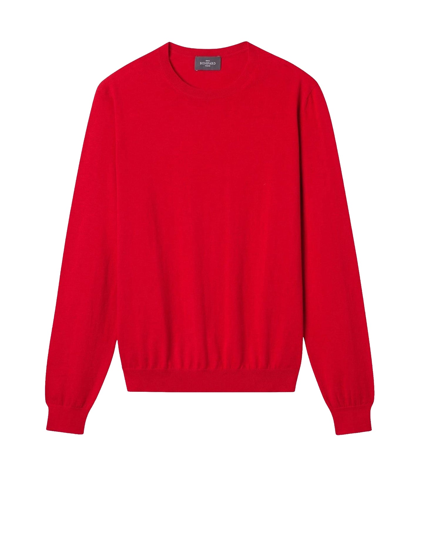Cotton crew-neck jumper - Rouge Gorge