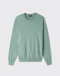 RECO155Pull Col Rond - Feuille