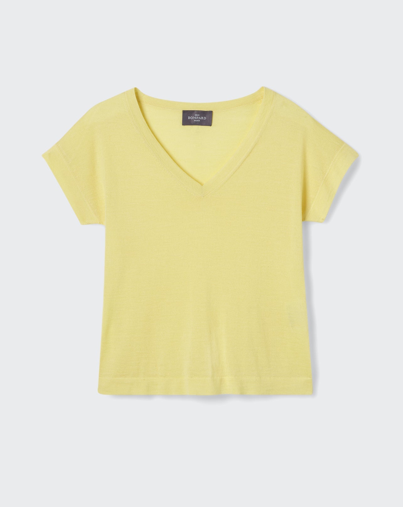 RECO70T-Shirt Col V - Jaune Buvard