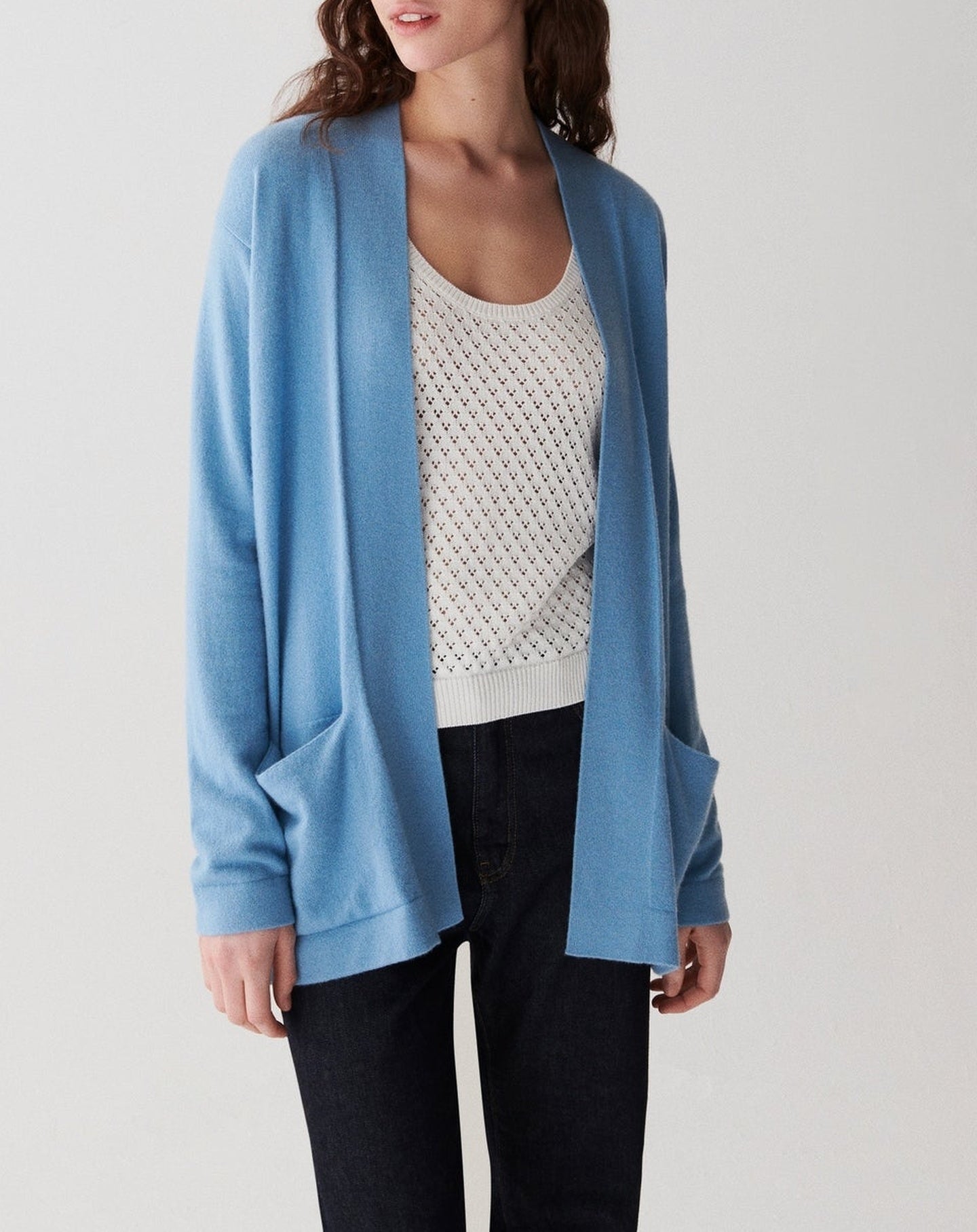 RECO160Veste Cosy - Bleu Glaz