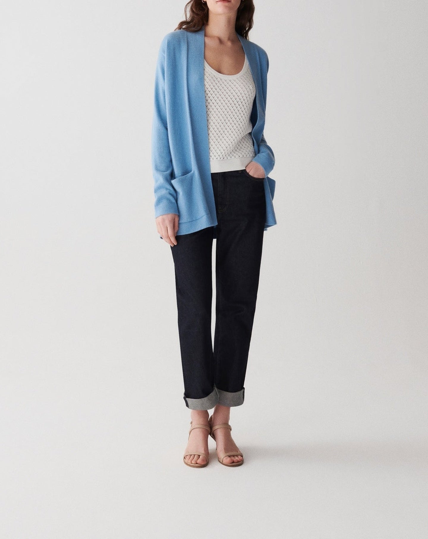 RECO160Veste Cosy - Bleu Glaz