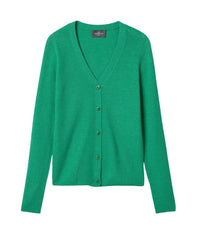 RECO135Gilet Maille Unie - Vert Tupper