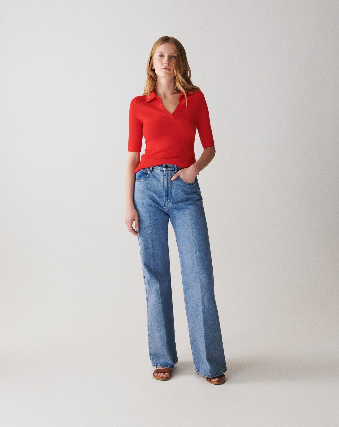 RECO110Polo Uni - Rose Tamaris