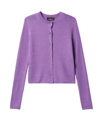 RECO130Cardigan Maille Unie - Artichaut
