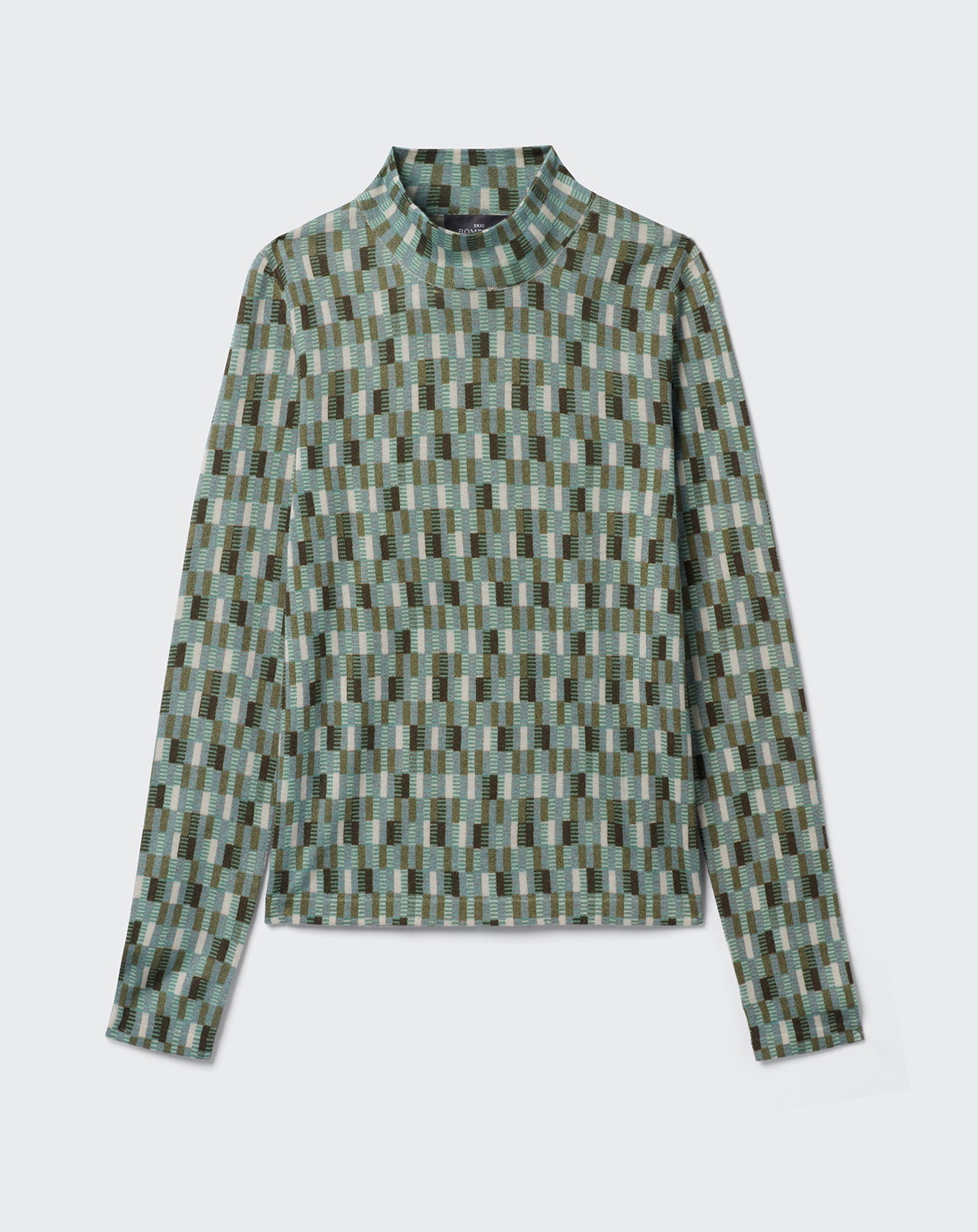 RECO130Pull Col Montant Ultrafin Imprimé - Marlow