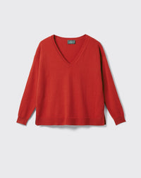 RECO130Pull Col V Ample Fin - Cinabre
