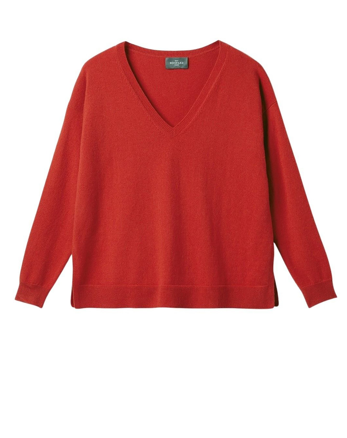 RECO130Pull Col V Ample Fin - Cinabre