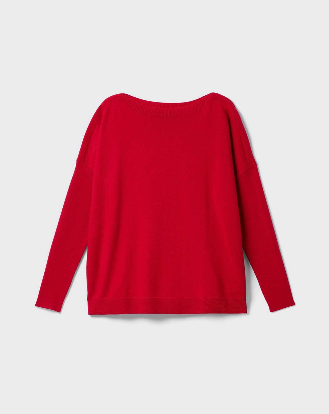 RECO145Pull Col Bateau Oversize - Garnet