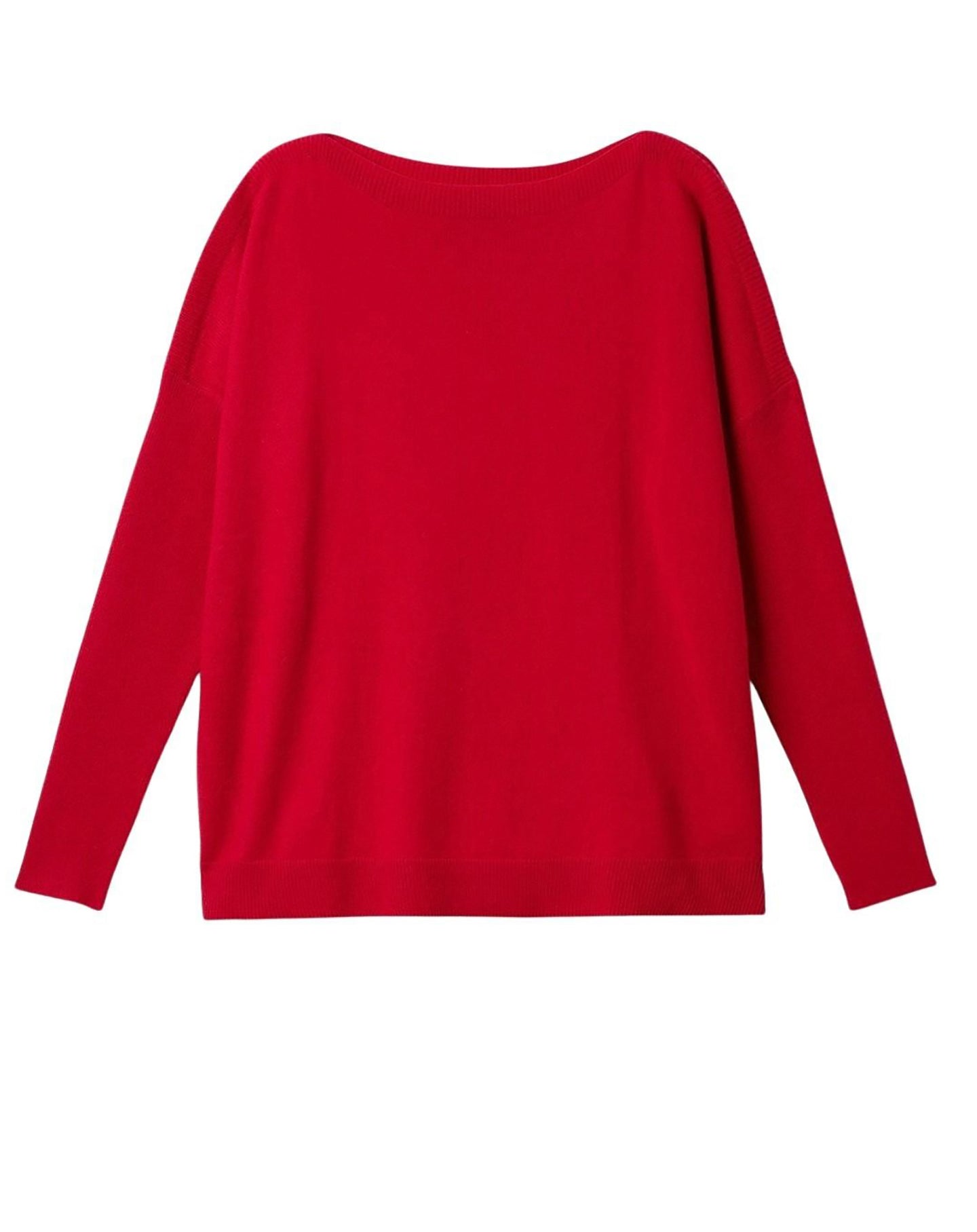 RECO145Pull Col Bateau Oversize - Garnet