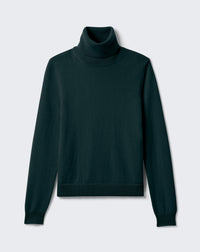 RECO115Pull Col Roulé Ajusté - Vert Zurich