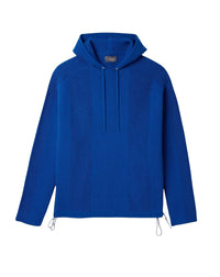 Cotton ribbed jumper - Pigment Blue