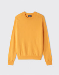 RECO175Pull Col Rond Manches Marteau - Marigold