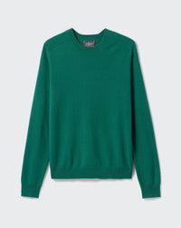 RECO115Pull Col Rond Manches Marteau - Estragon