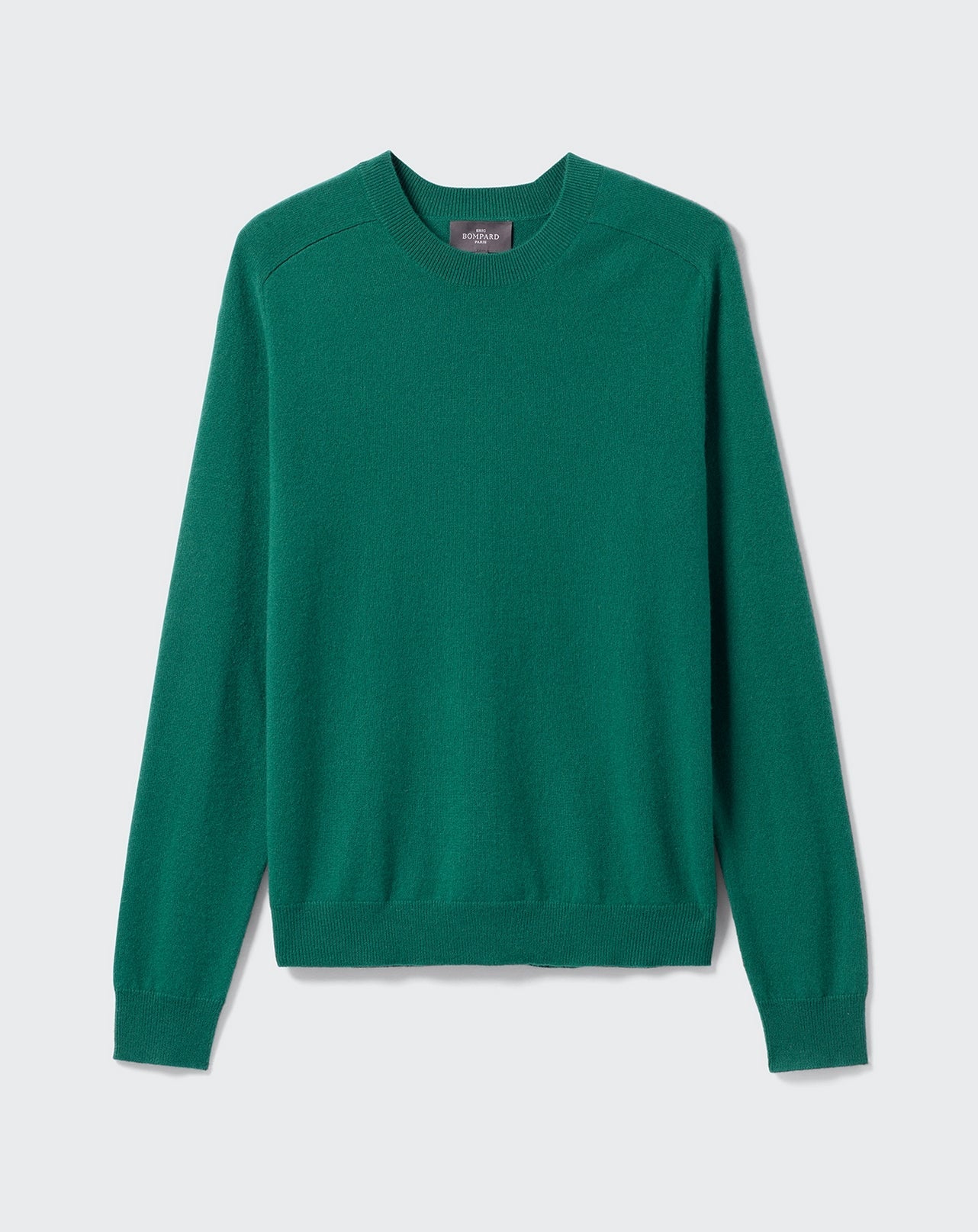 RECO115Pull Col Rond Manches Marteau - Estragon