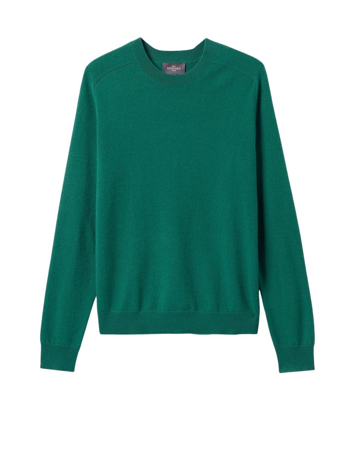 RECO115Pull Col Rond Manches Marteau - Estragon