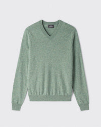 RECO115Pull V Manches Marteau - Feuille