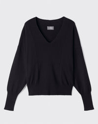RECO155Pull V Jeu De Côtes - Noir