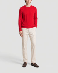 Cotton crew-neck jumper - Fete Foraine