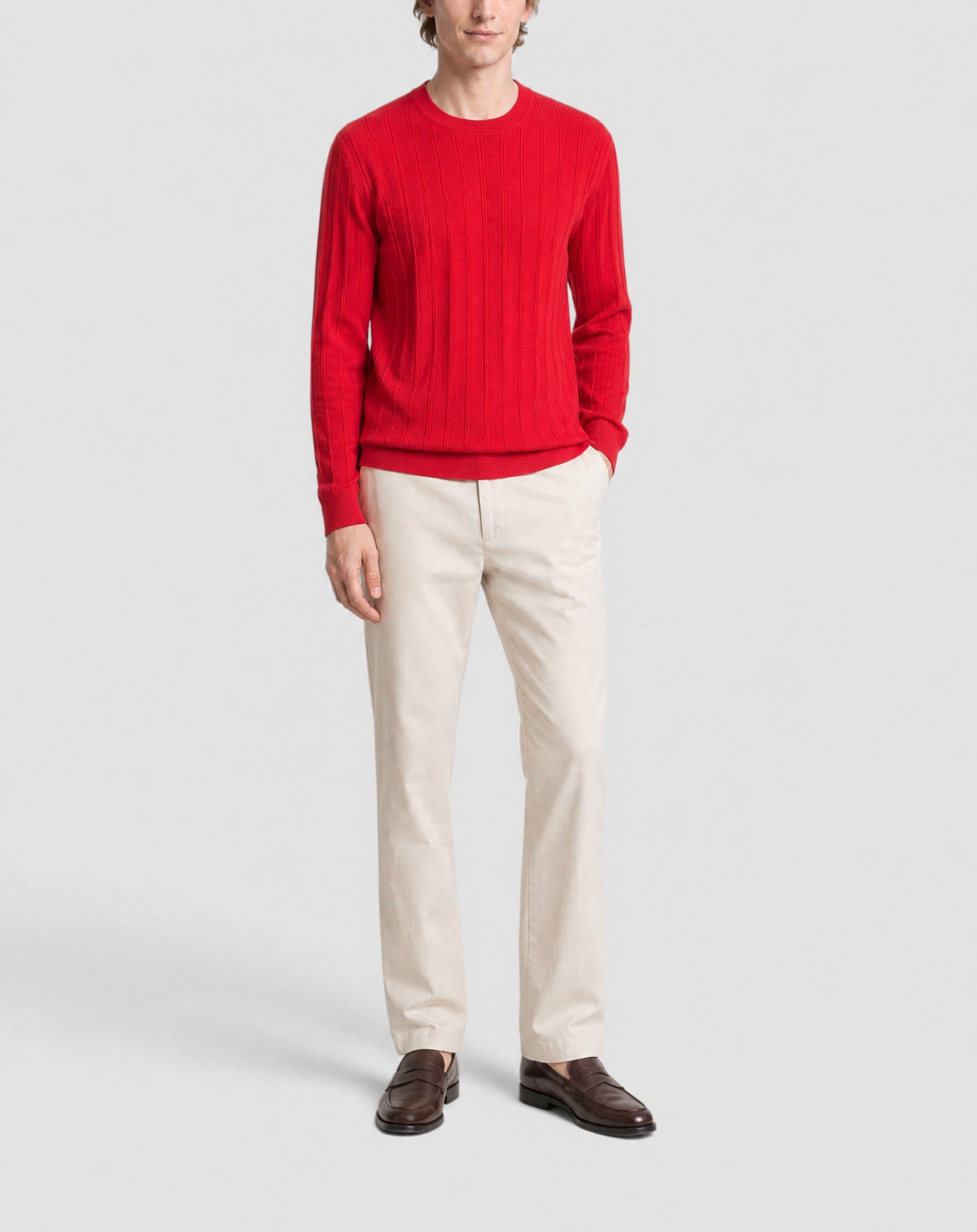 Cotton crew-neck jumper - Fete Foraine