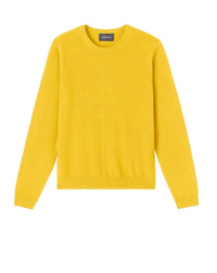 RECO100Pull Col Rond Classique - Jaune Venitien