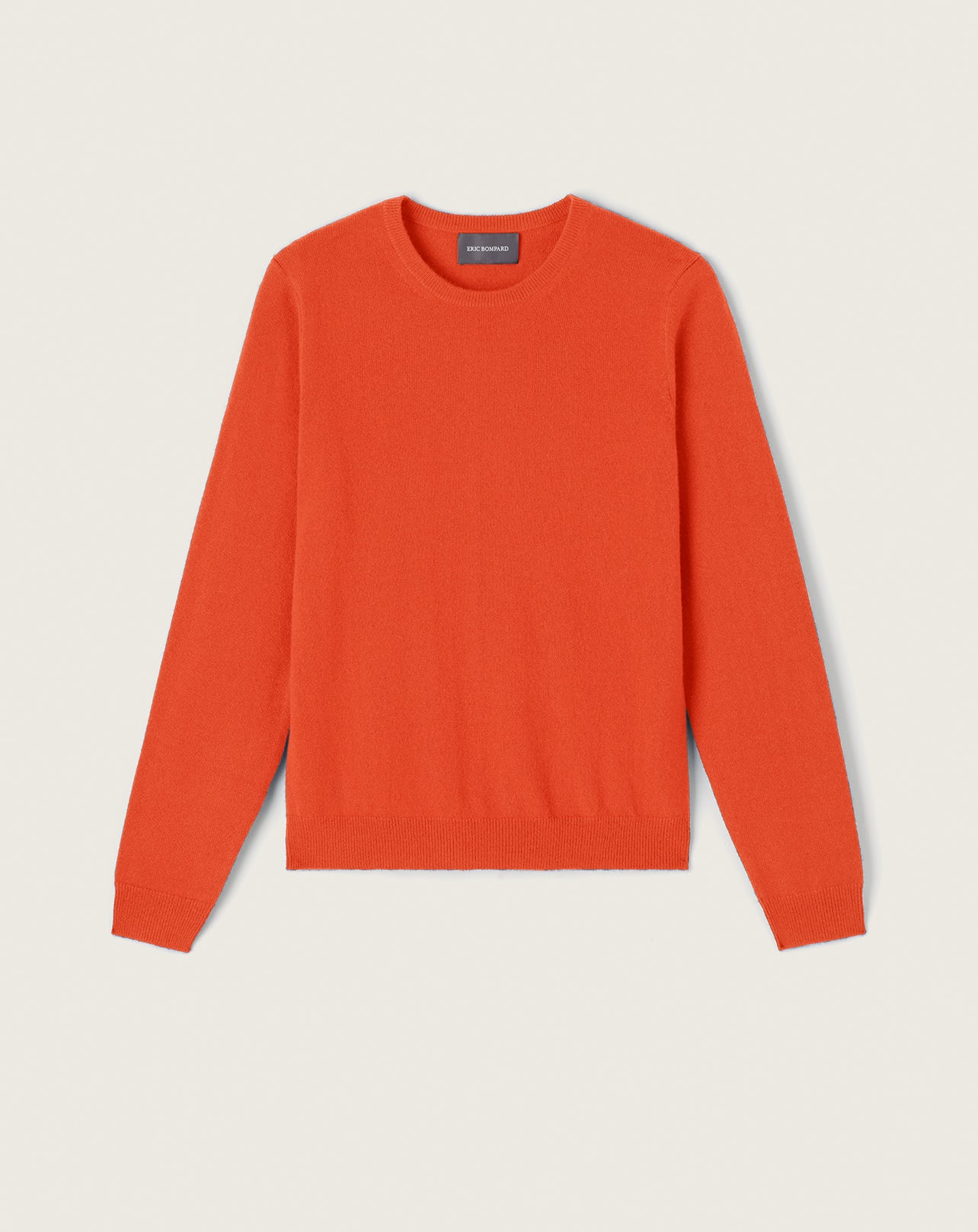 RECO100Pull Col Rond Classique - Kumquat