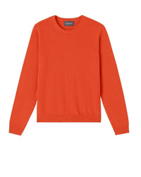 RECO100Pull Col Rond Classique - Kumquat