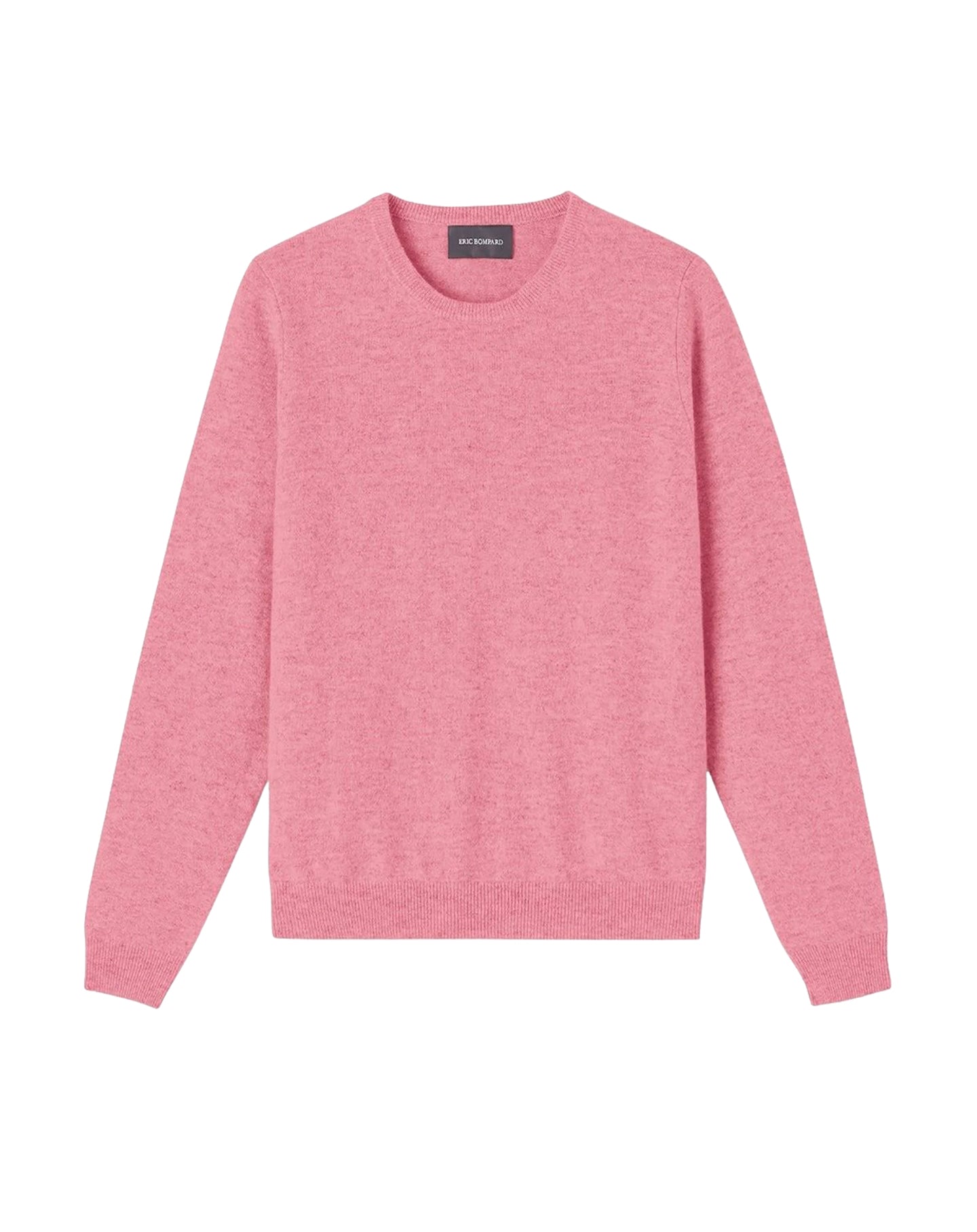 Pull col rond classique en cachemire -  Fraisier