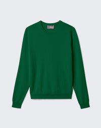 RECO100Pull Col Rond Classique - Vert Amazonie