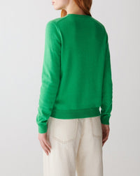 RECO100Pull Col Rond Classique - Vert Tupper