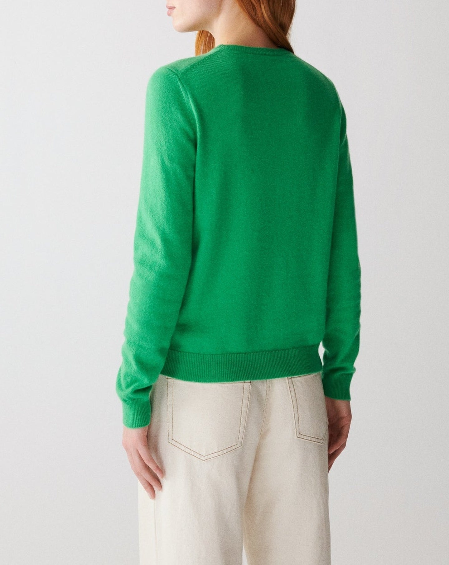 RECO100Pull Col Rond Classique - Vert Tupper