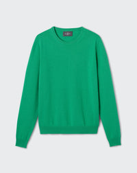 RECO100Pull Col Rond Classique - Vert Tupper