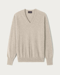 RECO130Pull V Classique - Latte