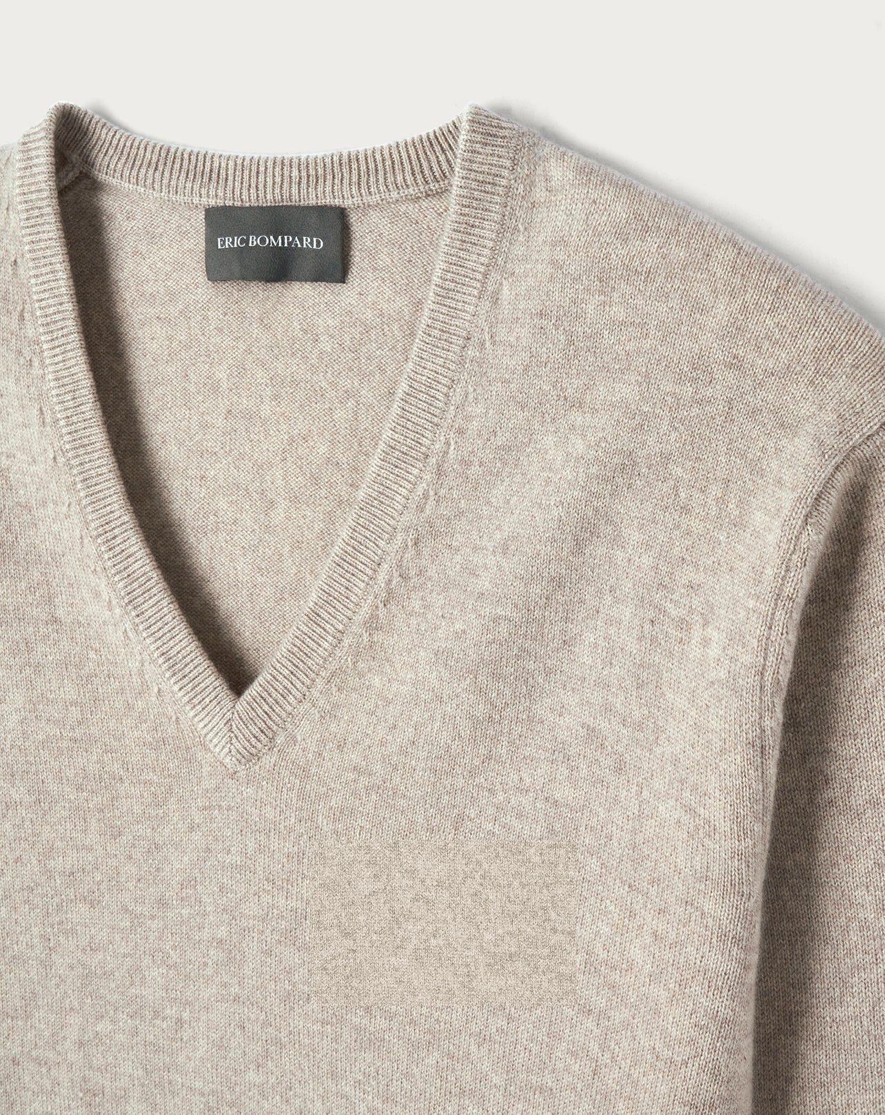 RECO130Pull V Classique - Latte